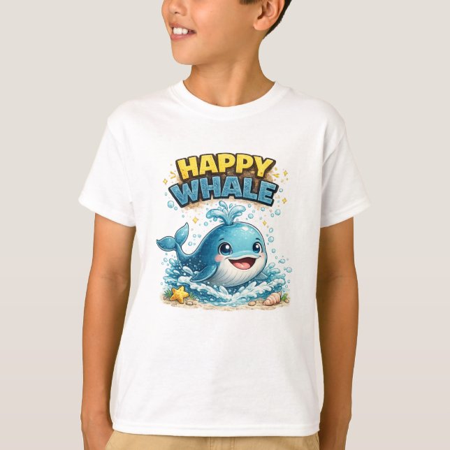 Camiseta Baleia Feliz (Frente)