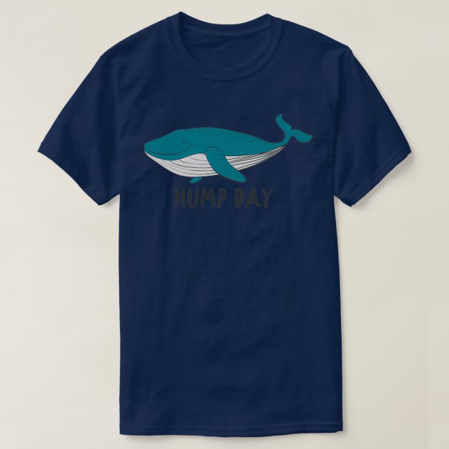 Camiseta Baleia Hump Day (Frente do Design)