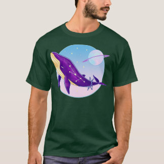 Camiseta Baleia-jubarte galáctica