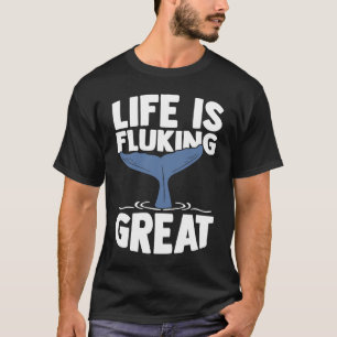 Camiseta Baleia, Marinha Fluking Ocean & Whale Wating