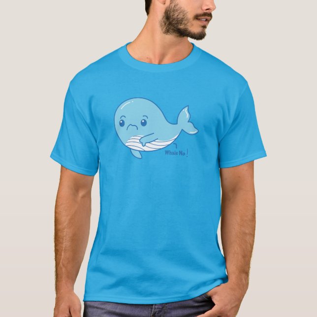 Camiseta Baleia nº! Baleia De Desaprovação (Frente)