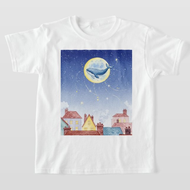 Camiseta Baleia na Lua (Postura )