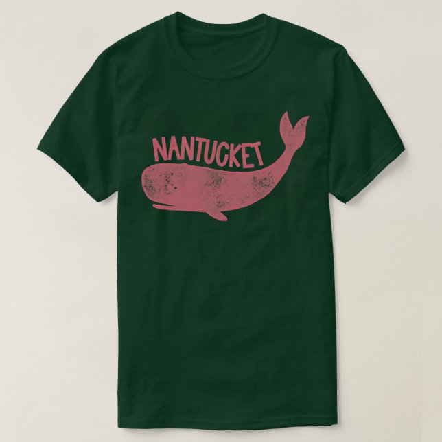 Camiseta Baleia Nantucket na Letterpress (Frente do Design)