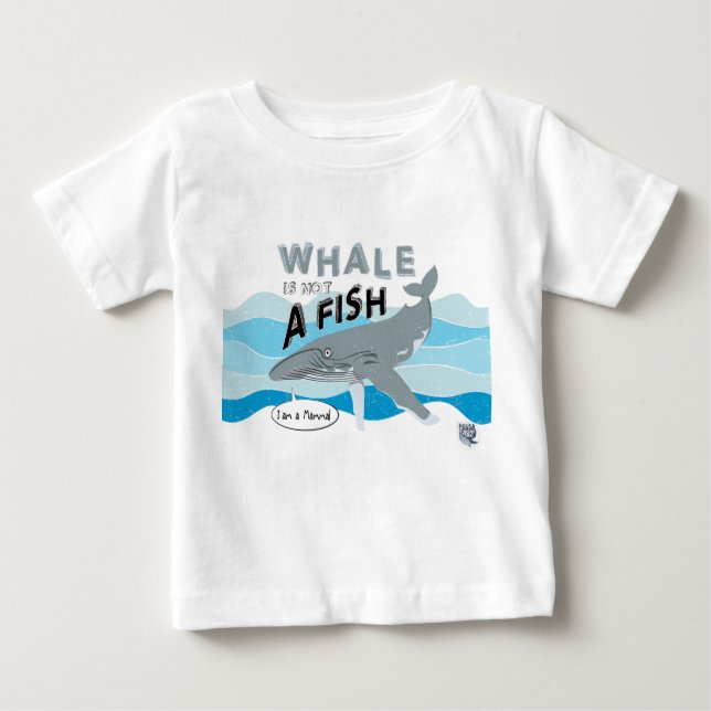 Camiseta Baleia não é um peixe (Frente)