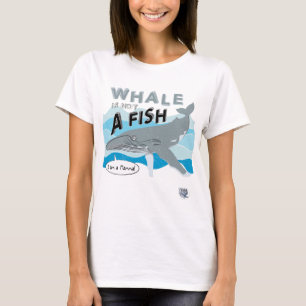 Camiseta Baleia não é um peixe