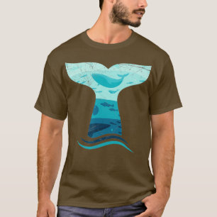 Camiseta Baleia no Oceano Orca de Ondas