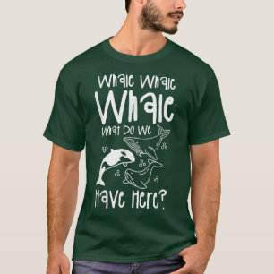 Camiseta Baleia O Que Temos Aqui Tubarões Biólogos Marinhos