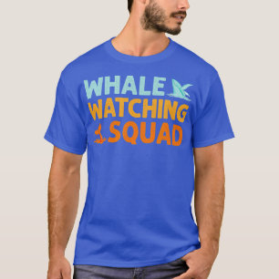 Camiseta Baleia Observando o trevo de baleia esquadrão