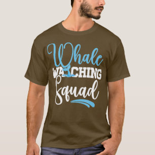 Camiseta Baleia Observando o trevo de baleia esquadrão