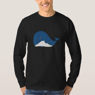 Camiseta Baleia Olá Animal Gráfico Peixe Mulheres Homens A