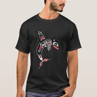 Camiseta Baleia Orca Haida do Noroeste Pacífico