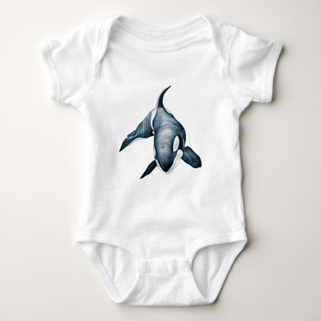 Camiseta Baleia Orca Solitária (Frente)