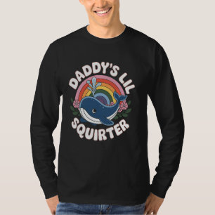 Camiseta Baleia Papai Pequeno Ejetor Baleia Chuveirinho Col