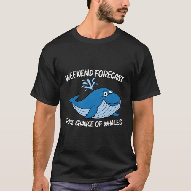 Camiseta Baleia Para Orca Narwhal Blue Whales (Frente)