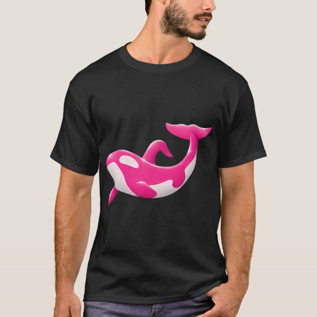 Camiseta Baleia rosa (Frente)