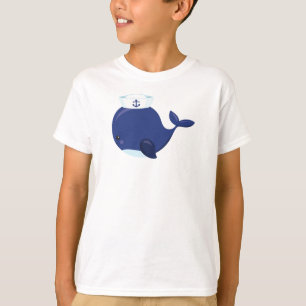 Camiseta Baleia-vela, baleia-pequena, baleia-cuta, baleia-a
