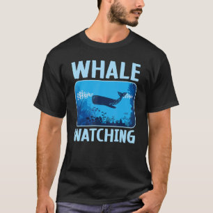 Camiseta Baleia Vigiando Marinho Mamífero Mar Animal Submar