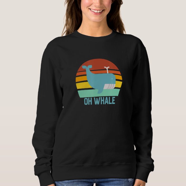 Camiseta Baleia Vintage Sunset (Frente)