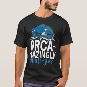 Camiseta Baleias Assistem Golfinho Pottwhal  Dizendo Orca B