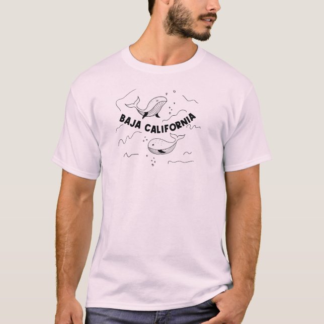 Camiseta Baleias da Baja Califórnia (Frente)