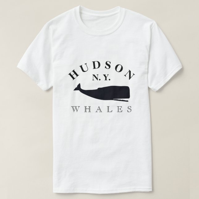CAMISETA BALEIAS DE HUDSON NY (Frente do Design)