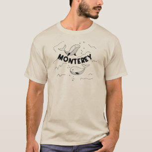 Camiseta Baleias de Monterey Califórnia