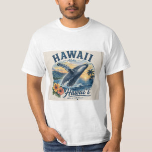 Camiseta Baleias do Havaí