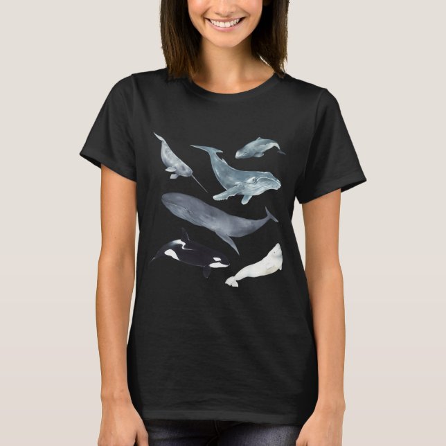 Camiseta Baleias do mundo (Frente)