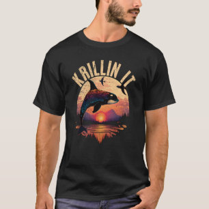 Camiseta Baleias Observam Golfinho Pottwhale Dizendo Baleia