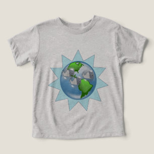 Camiseta Baleias para o Dia da Terra com Starburst