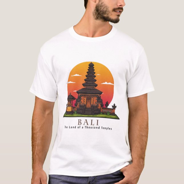 Camiseta Bali: A Terra dos Mil Templos (Frente)