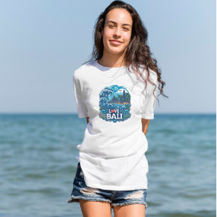 Camiseta Bali de Amor Azul e Verde