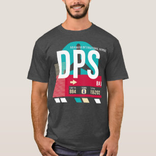 Camiseta Bali Indonesia DPS — Código de Bagagem E