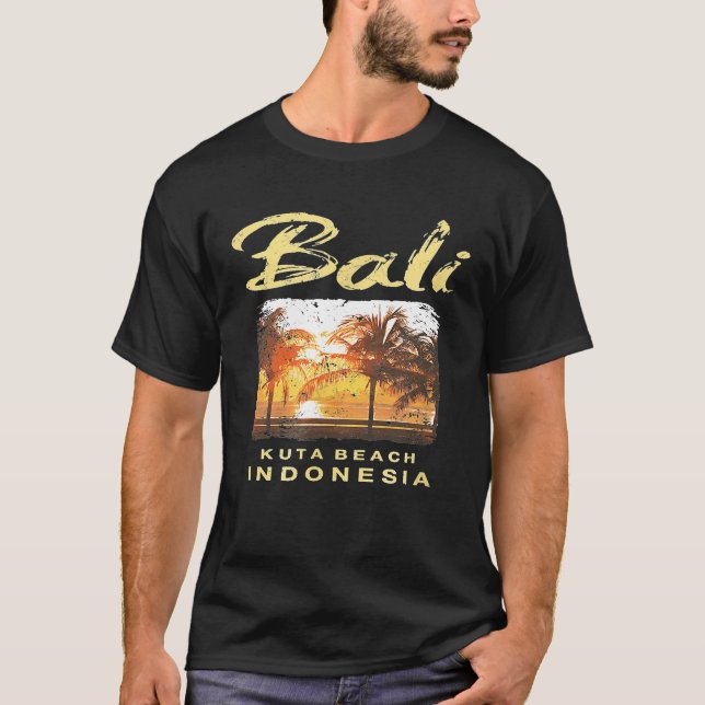 Camiseta BALI Kuta Beach Indonesia Surfe (Frente)