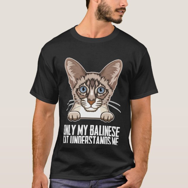 Camiseta Balinese cats  Balinese Dad  Balinese Mom  3 (Frente)