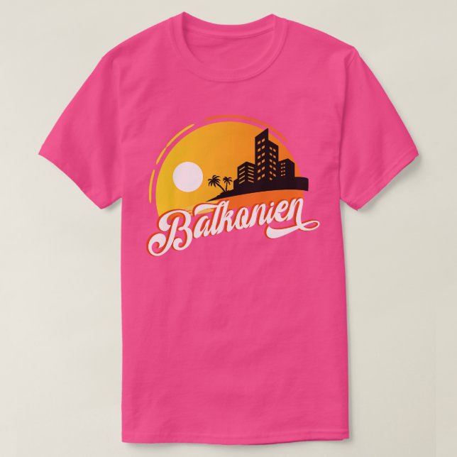 Camiseta Balkonien Urlaub (Frente do Design)