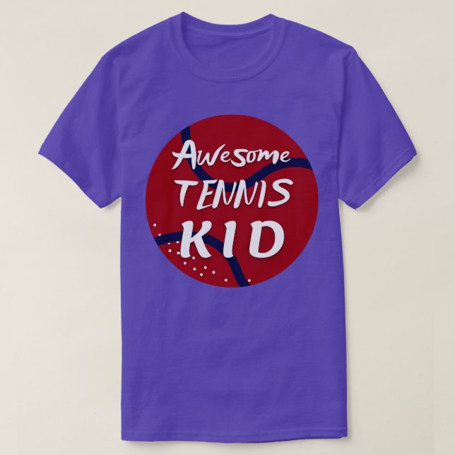 Camiseta Ball 3 de Tênis do Kid Aberto Tênis dos EUA (Frente do Design)
