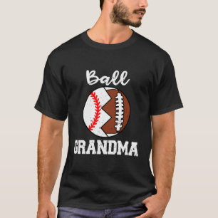 Camiseta Ball Avó Engraçado Futebol Baseball Vovó