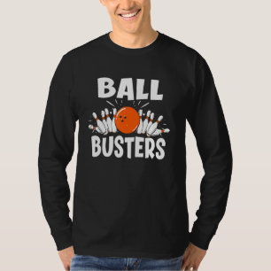 Camiseta Ball Busters Boliche Casal Bowler Boliche Beco B