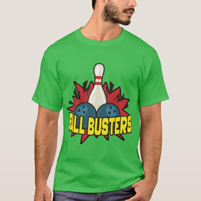 Camiseta Ball Busters Bowlingeam family (Frente)