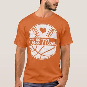 Camiseta Ball Mãe Baseball Basball Amor Softball Mãe 1
