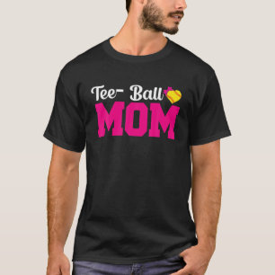 Camiseta Ball Mãe Dia de as mães Teeball Mãe Bear Basebal