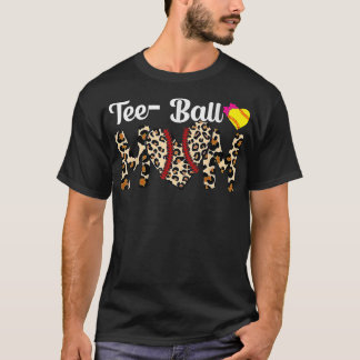 Camiseta Ball Mãe Dia de as mães Teeball Mãe Brincadeira De