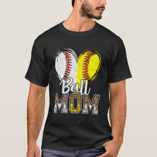 Camiseta Ball Mom He Baseball Softball Mama Mothers Day 202