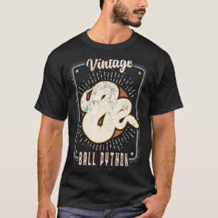 Camiseta Ball Python Vintage Retro Classic Animal Love 1