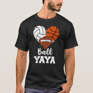 Camiseta Ball Yaya Heart Voleibol Futebol Ya