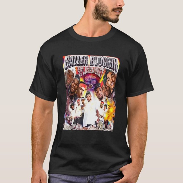 Camiseta Baller Blockin Splash Money Records Apresenta 1 (Frente)