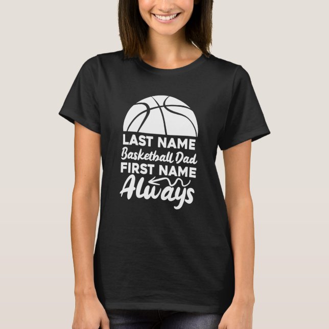 Camiseta Baller Father Player Hooping Bball Hoops  Basketba (Frente)