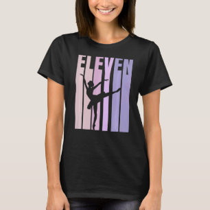 Camiseta Ballerina 11 Meninas de Aniversário, 11 Anos