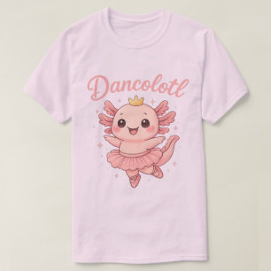Camiseta Ballerina Axolotl Dancolotl Dança Presente de Ani